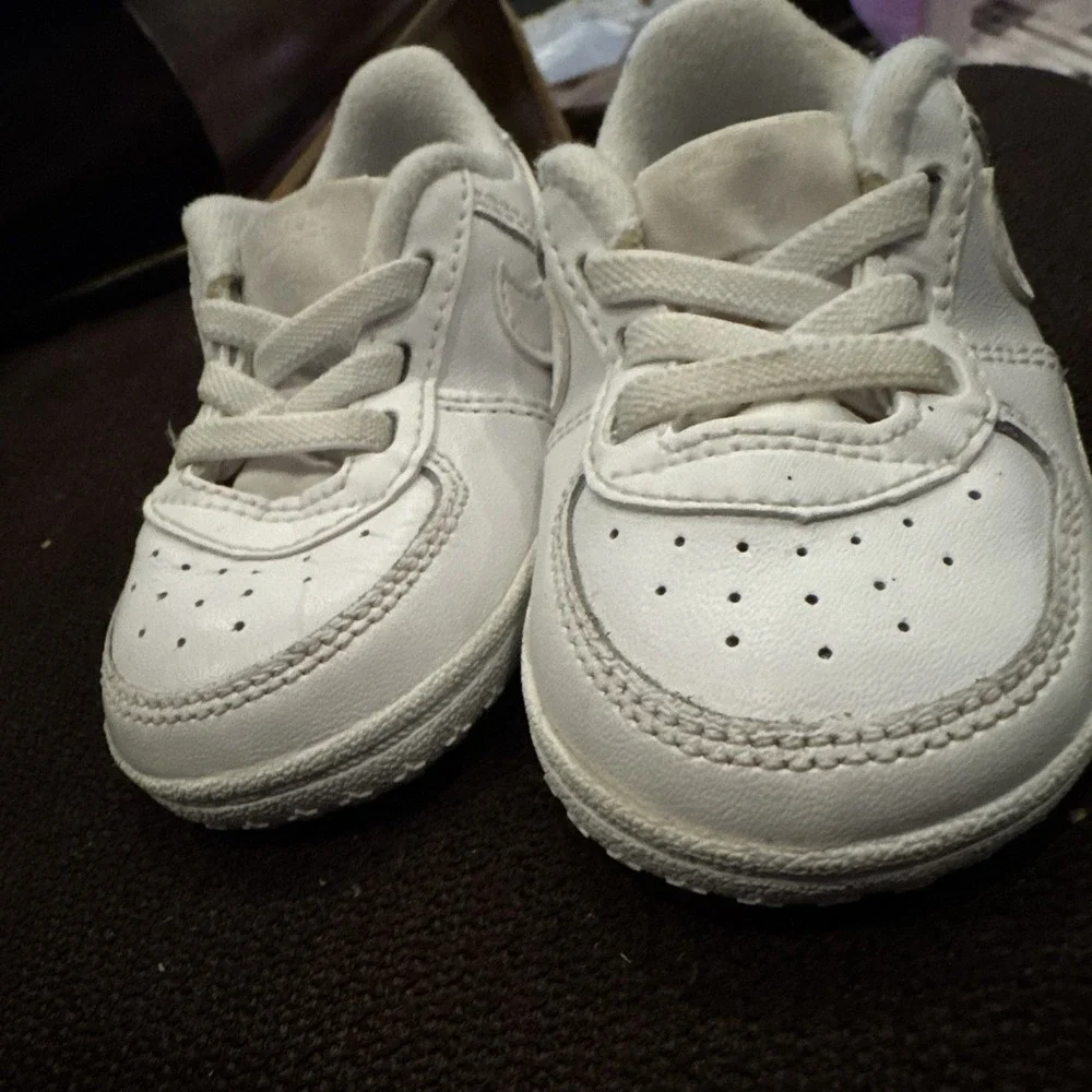 Nike Air Force 1 Crib CB White 844103-100 – Size 4C - Picture 3 of 7